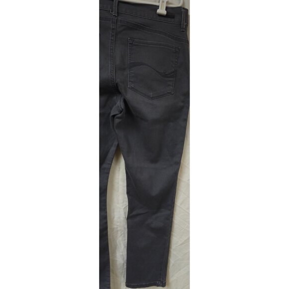 Lee Womens 14P Gray Smoke Easy Fit Stretch Mid Rise Straight Ankle Jeans 34x28 - Picture 10 of 15